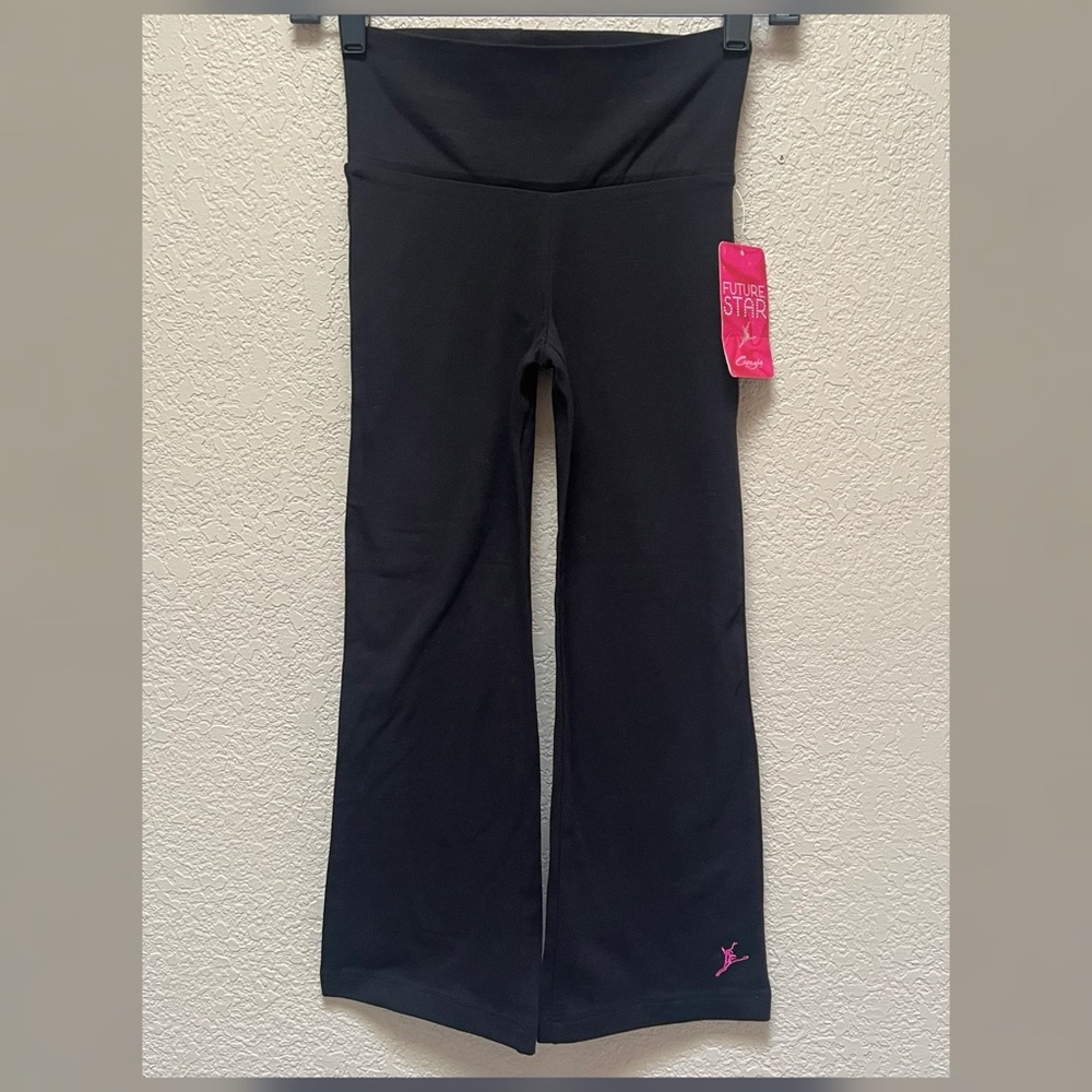 Capezio Future Star Girl Youth Leggings Black Color Size Small-NWT